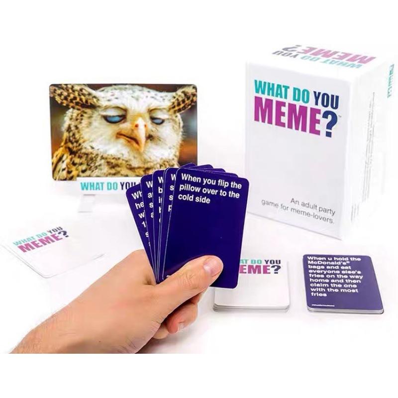 Английская версия карточной игры what do you meme настольная игра для вечеринок интерактивная карта