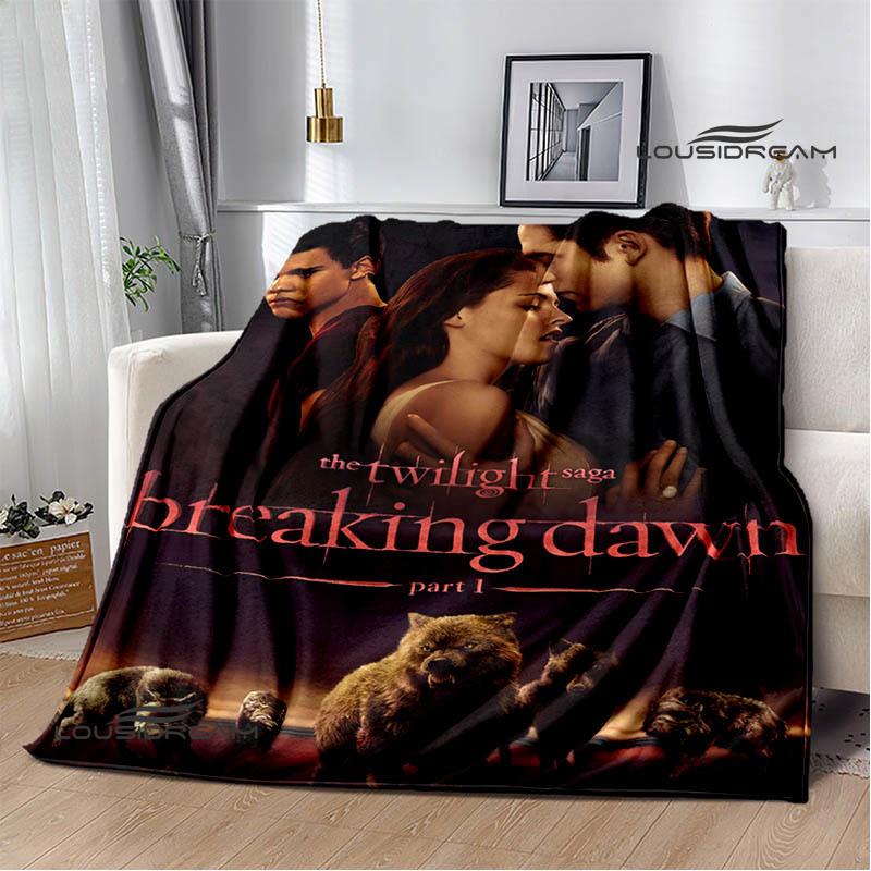 The Twilight Saga printed blankets picnic blanket Warm Flannel blankets Soft and comfortable blanket bed linings Birthday Gift