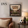 Набор для DIY-рисования жемчугом «Футбольный стадион», Арт-набор «Футбольный мяч» для всех уровней навыков, Вечера, 3D, Новички, Фанаты, Подарок, Расслабляющее занятие