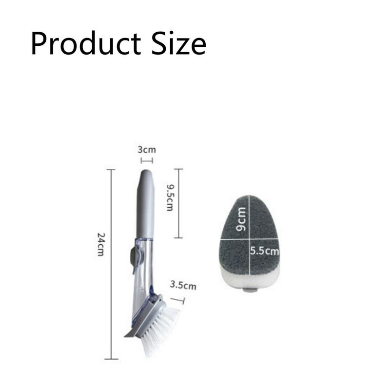 Home Portable Automatic Liquid Filling Decontamination Bowl Brush Protect Hand Sponge Head Cleaning