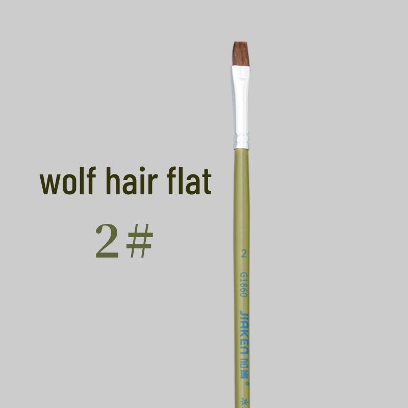 Специальный набор кистей для студентов художественных вузов Gaken: Масло из волчьей шерсти, Гуашь, Акварель, Кисти для акриловой краски