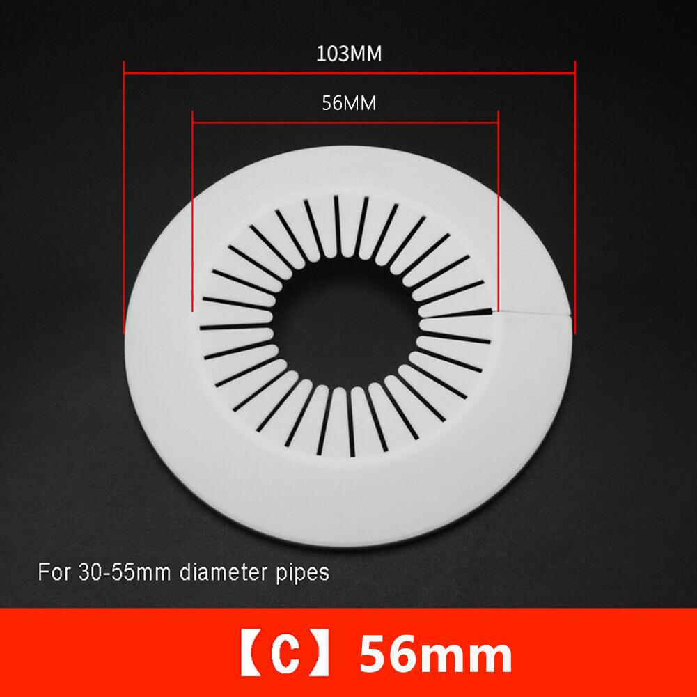Accessories Duct Covering Accessories Pipe Plate X Decorative Effect Easy Installation White Decorative Effect Decorative Effect