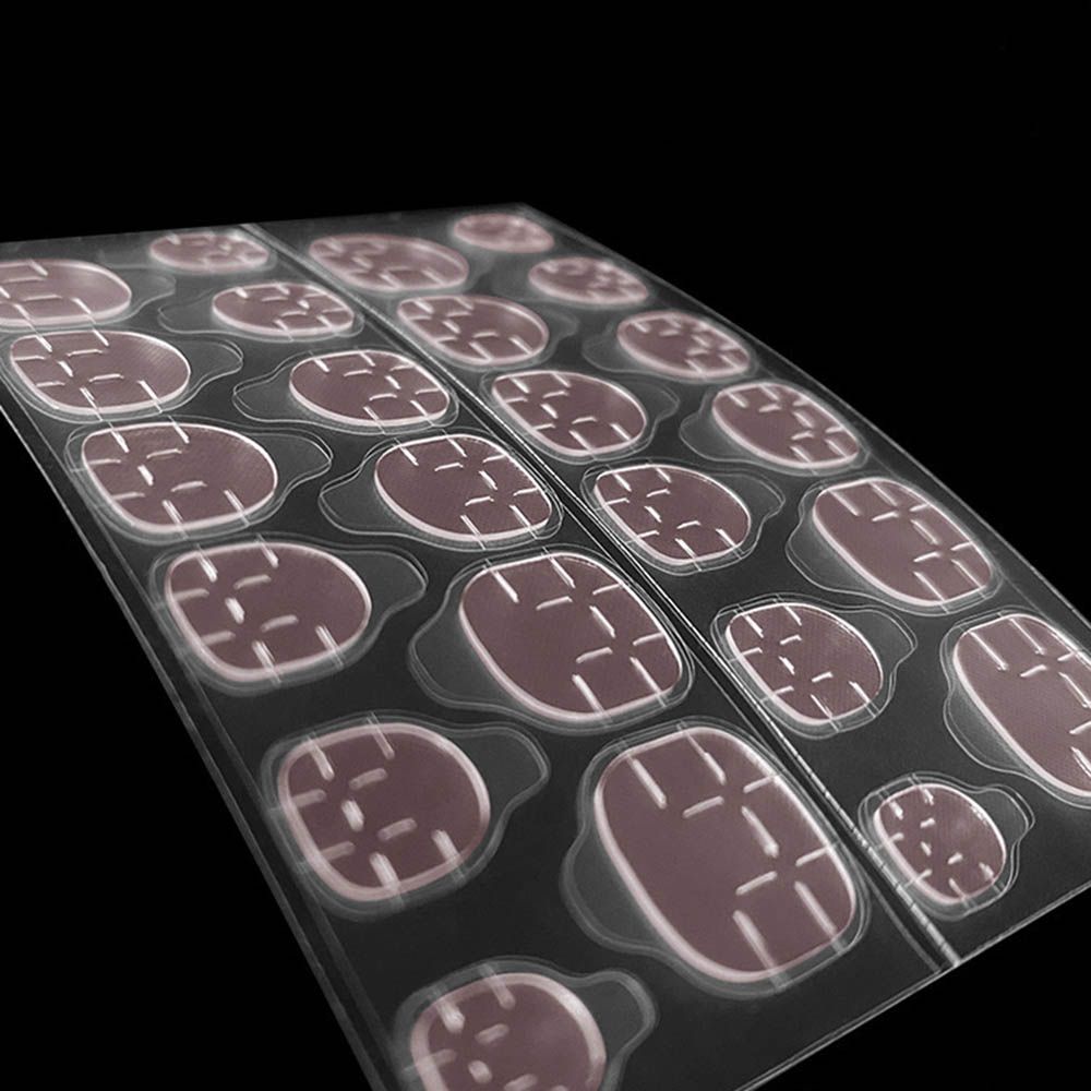 Красота Сделай сам Прозрачные типсы для наращивания ногтей Инструмент для наращивания Клейкие ленты Двусторонние наклейки