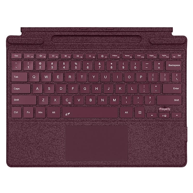 Surface Pro Bluetooth Keyboard Case with Seven-Color Backlit Magnetic Design