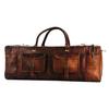 Мужская дорожная сумка из козьей кожи очень большая сумка через плечо Weekend Overnight Ba