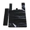 50PCS Trash Bag Black Garbage Bag Thickened PE Large Capacity Vest Type Trash Can Liner for Home