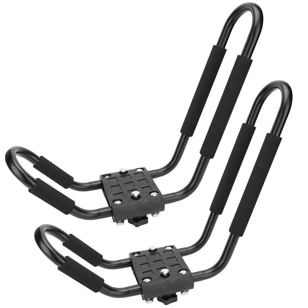 1 пара креплений для каяка/каноэ на крышу с держателем для хранения на рейлинги автомобиля и аксессуарами для крепления на крышу, максимальная нагрузка 100 кг, для багажника, каноэ, лодок, серфбордов, лыж,