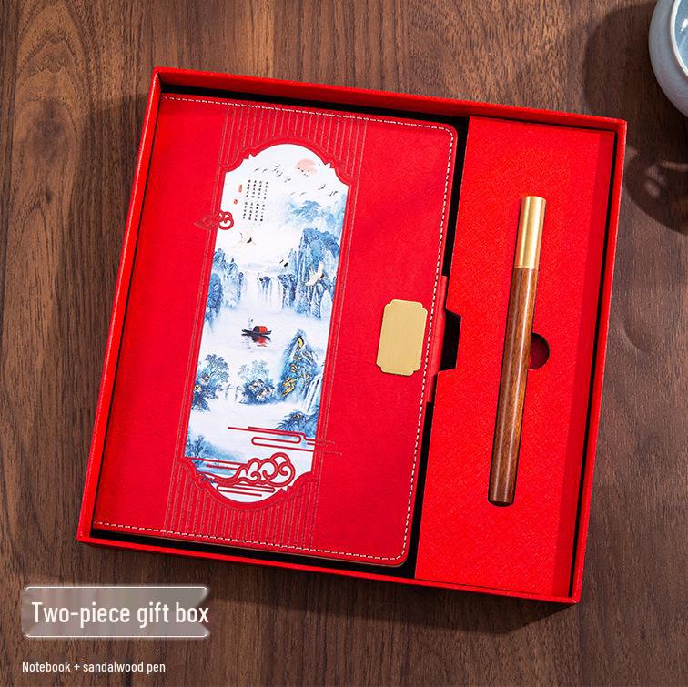 Подарочный набор из креативных деловых блокнотов 2025 года с магнитной застежкой