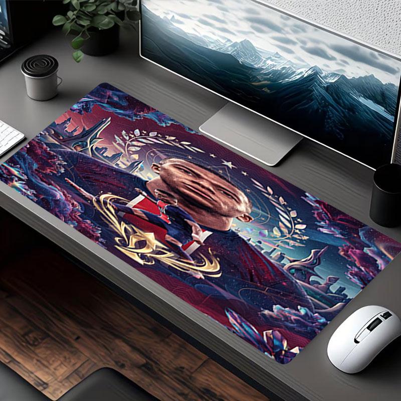 Kylian Mbappe Print Mouse Pad, for Keyboard Pad Laptop PC Mat for Office Home Use, Desk Decor, Perfect Birthday Gift for Gamers