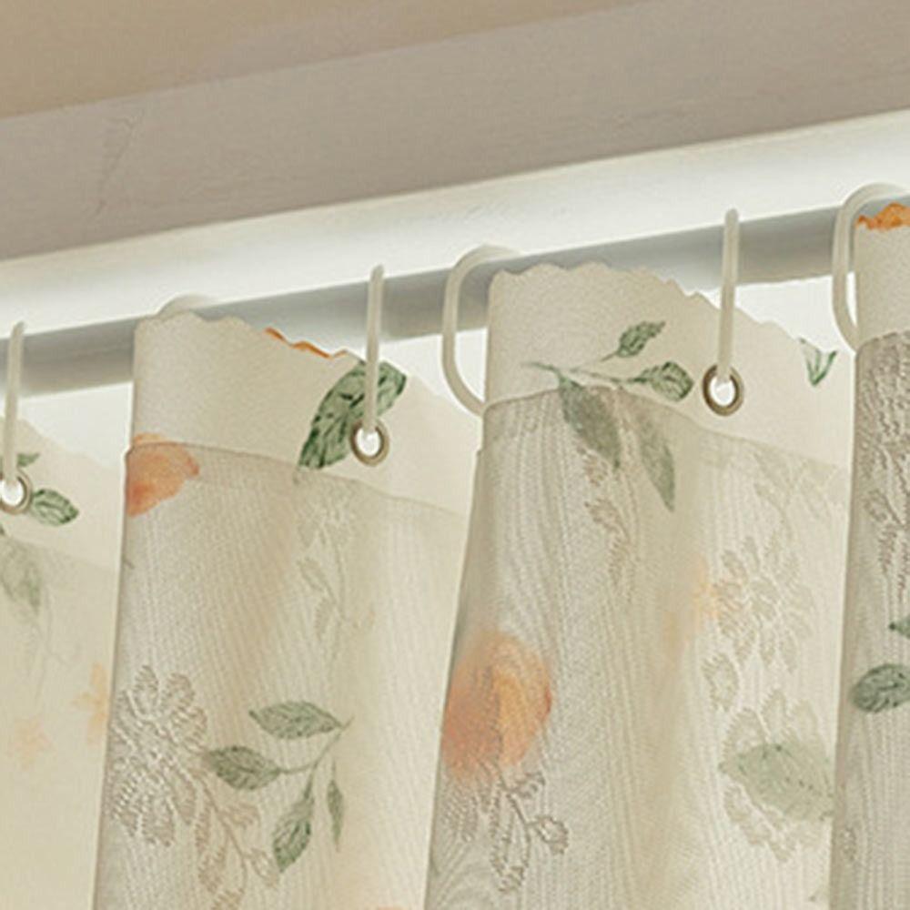 Light Blocking Lace Gauze Curtains Non Punching Installation Luxury Curtain Girl Clasp Curtain