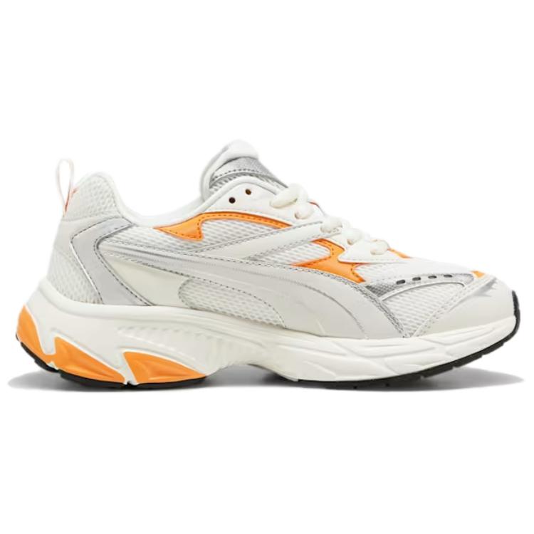Puma Morphic Comfortable Lightweight Slip-Resistant Durable Low-Top Casual Running Shoes Unisex Sneaker Beige Orange 392724-35