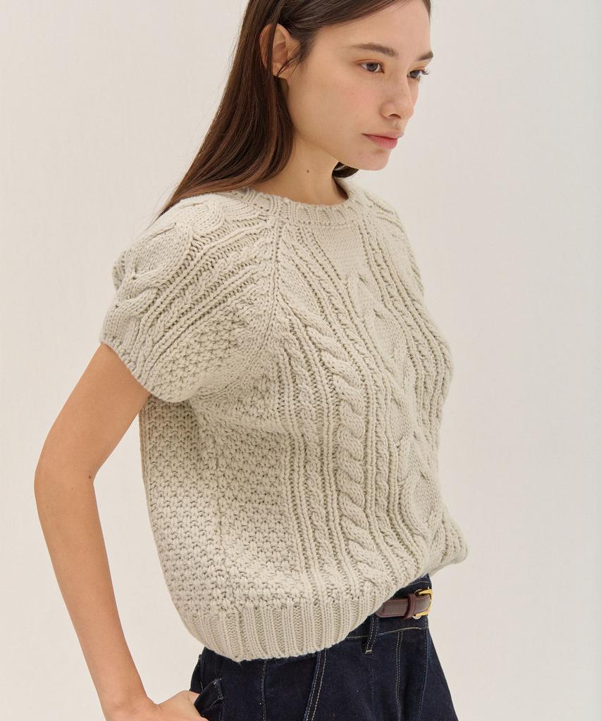 Свитер с косами Peullobeu Cozy Layerd Knit_3 цвета