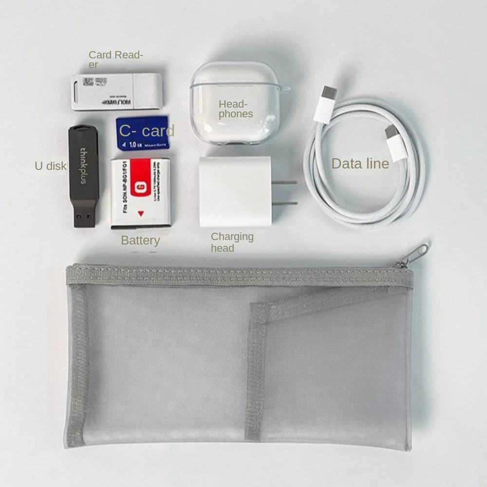 Пылезащитная защитная крышка для зарядного устройства, износостойкая коробка для хранения цифровых аксессуаров, для путешествий