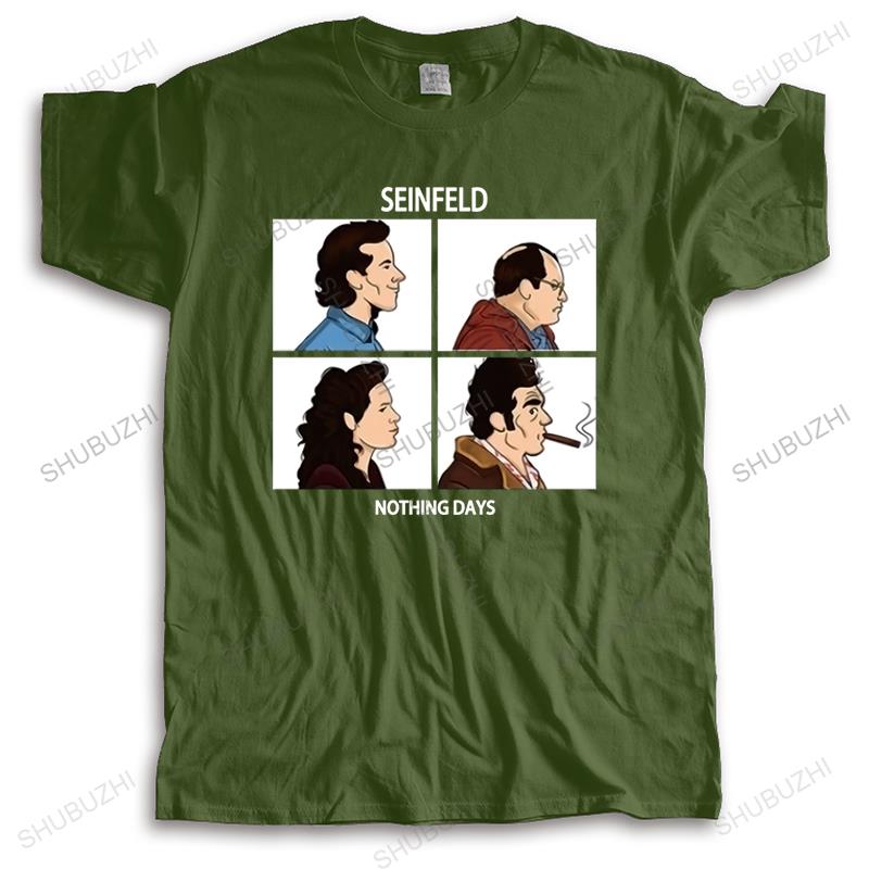 Men Cotton T Shirt Summer Brand vintage Tshirt Nothing Days Seinfeld unisex oneck high quality tee shirts cool short sleeve