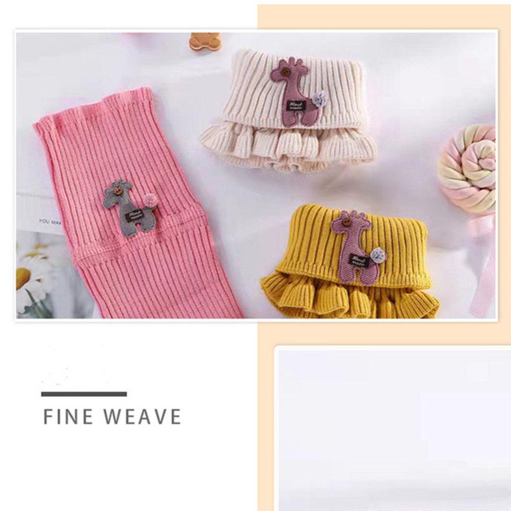 Soft Bib Knitted Cartoon Scarf Baby Shawl Collar