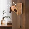 Wooden Woodpecker Doorbell, Entrance Doorbell, Woodpecker Knocker, Doorbell Decoration