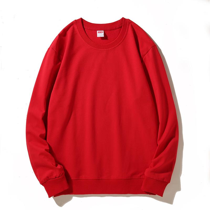 Весенний свитшот с круглым вырезом: Со спущенным плечом, однотонная, с длинным рукавом, рабочая одежда с принтом логотипа.