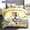 Lucky Luke Pattern Bedding Quilt Set  Home Decoration  Gift (1 * duvet cover + 2 * pillowcase  without core)