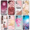 Чехол для Motorola G30 G60 G9 Play One Fusion Plus Edge 20 G8 Power Lite G22 G50 G200 G51 G71 G31, чехол для телефона с розовым цветком Hert