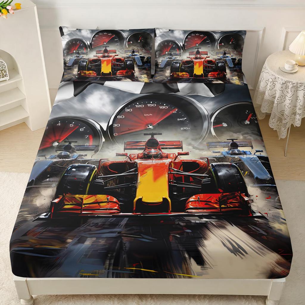 Музыка Цвет Граффити Танцор Узор Лист Трехкомпонентное Постельное Белье с Цифровой Печатью Дети Взрослый