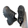 Women New Fashion Platform Sport Shoes Women 2024 New Summer Black Casual Chunky Sneakers Women Mesh Leather Platform Shoes