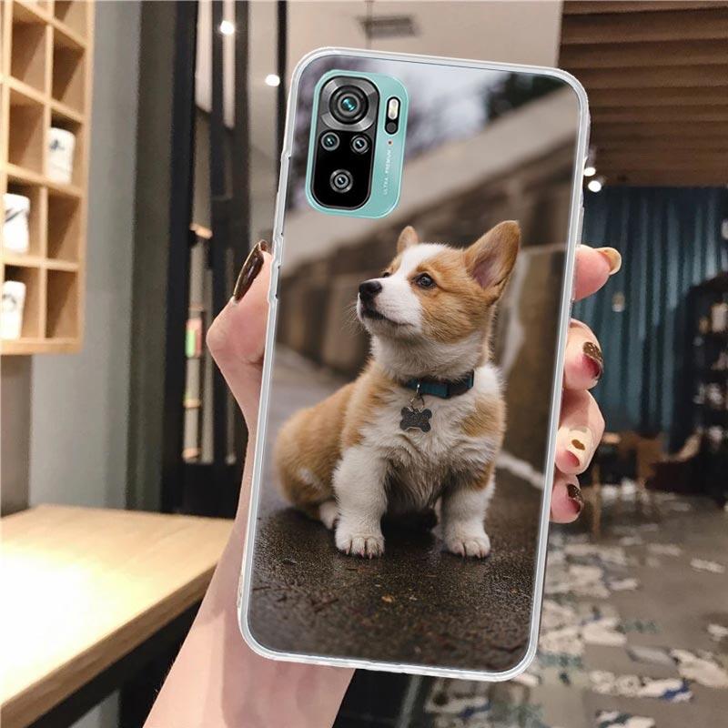 Милые Прекрасные Собаки Корги Мягкий Чехол Для Телефона Для Xiaomi Redmi Note 12 12S 13 14 11 11S 10 Pro 10S 11T 11E Plus 14Pro Чехол С Рисунком Не