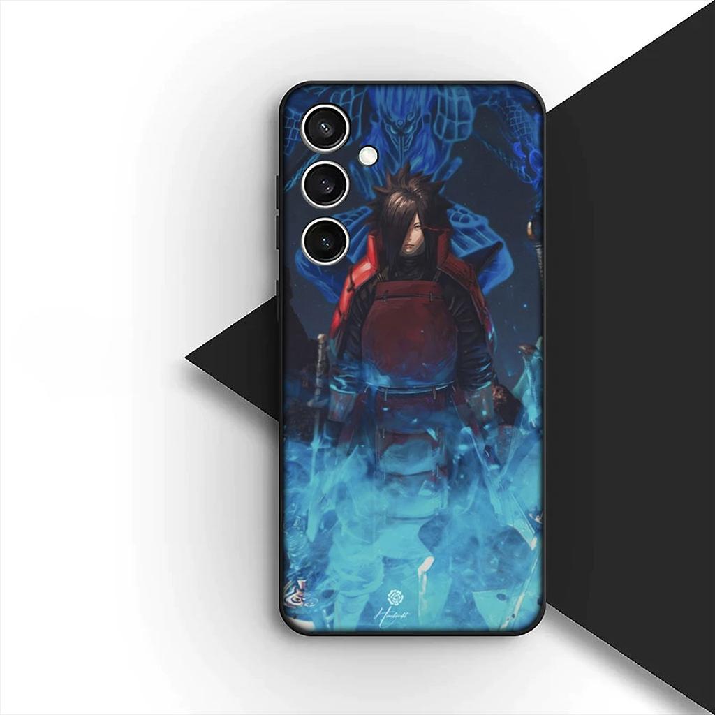 Cover for Samsung Galaxy S20 S22 S21 FE Ultra Plus A07 A17 A15 A16 A25 A57 A37 Casing Silicone Phone Case Uchiha Narutos Madara