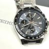 SEIKO SELECTION SBTR041 Серия S Хронограф, Мужские Аналоговые Кварцевые Часы, Вертикальный 3-Глазковый Дисплей, Водонепроницаемость 10 Бар, Тахиметр, Сделано в Японии Оригинал