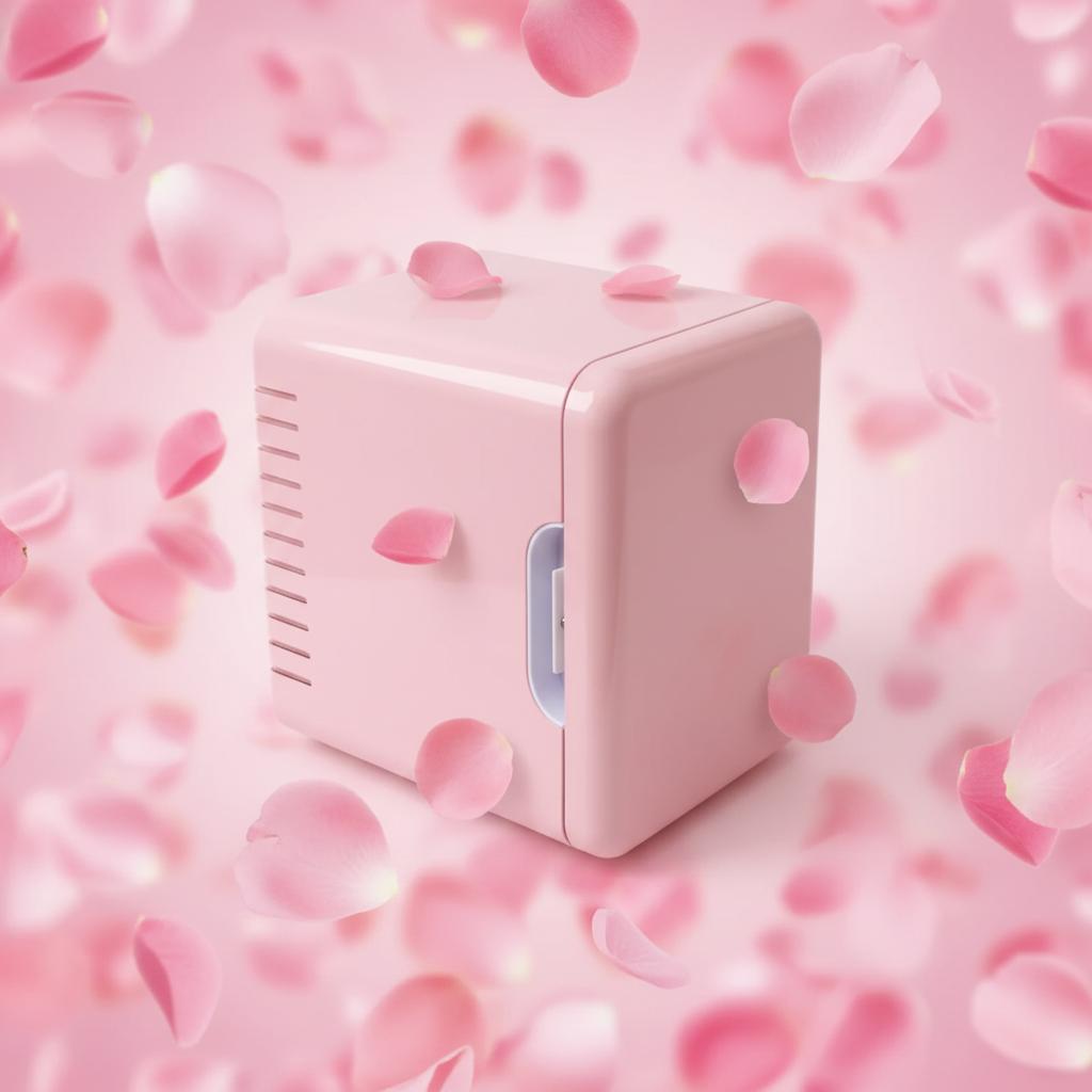 Mini Refrigerator Home Multifunction Portable Beauty Refrigerator Face Fridge Fridge 4L Desktop Cosmetics Refrigerators CarHome