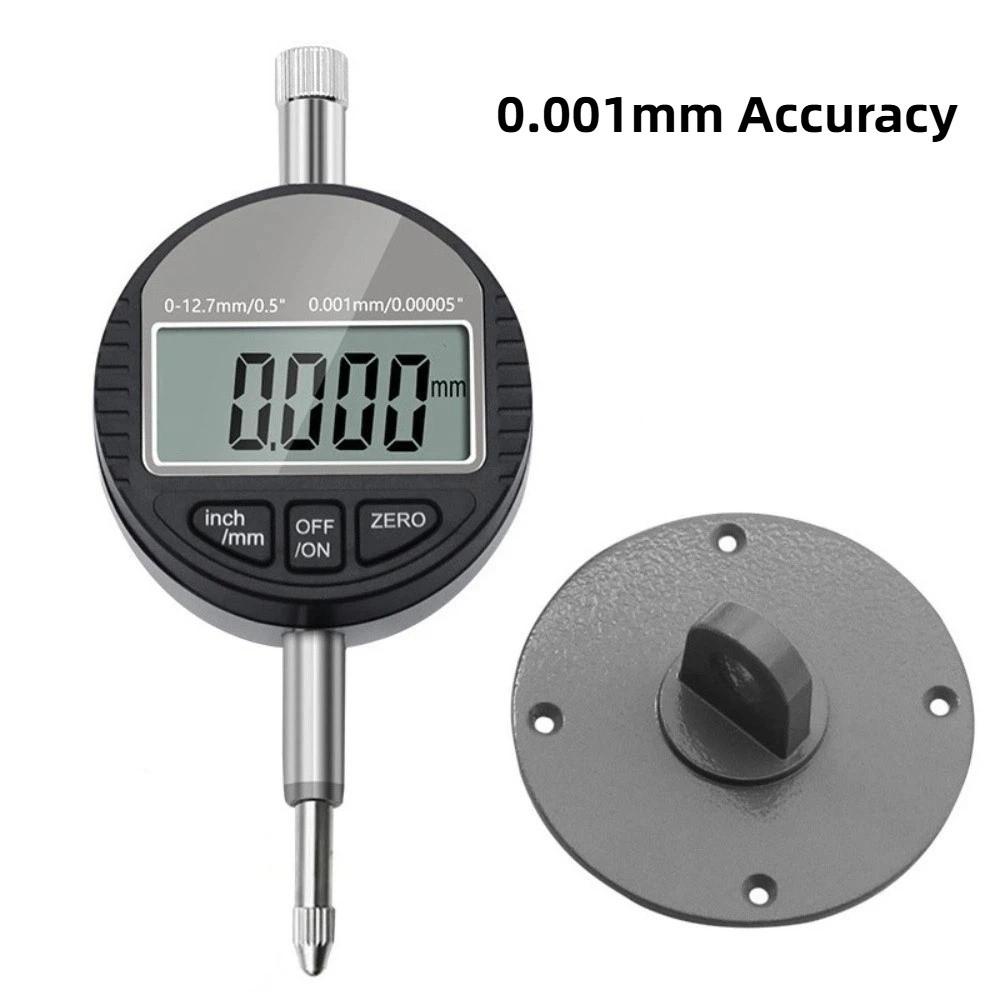 Digital Display Dial Indicator Gauge 0-12.7mm Range Digital Dial Indicator  Depth Measurement