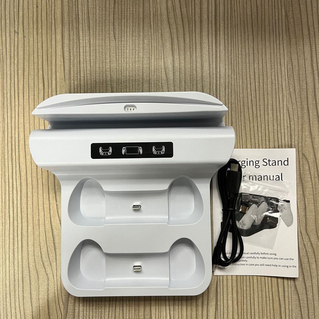 Playstation5 Portal Charging Dock, 3 In 1 Charging Dock Station Stand for Playstation5 Portal Remote Player for PS5 Controller Charger Dock Base Kit