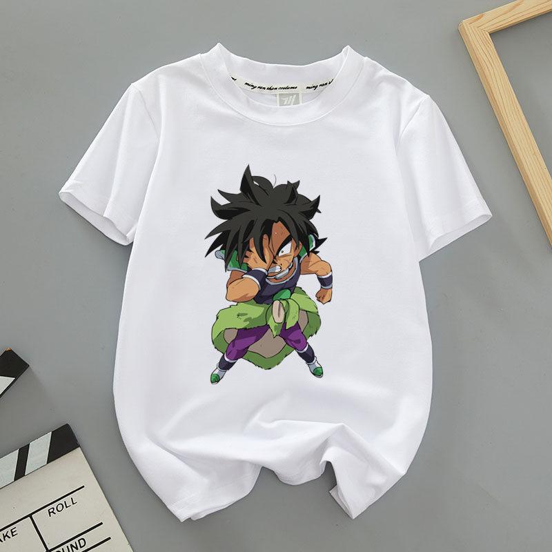 Seven Dragon Ball Shortsleeved Tshirt  Male Super Saiyan Goku Beegita  Childrens  Adults Summer HalfSleeve Shirt