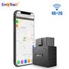 SinoTrack 4G Мини OBD II GPS-трекер ST-902L Встроенный аккумулятор 16-контактный Автомобильное транспортное средство Устройство отслеживания в реальном времени Онлайн-программное обеспечение
