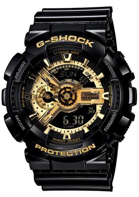 Casio Черные Часы G-Shock GA-110GB-1AJF Мужские