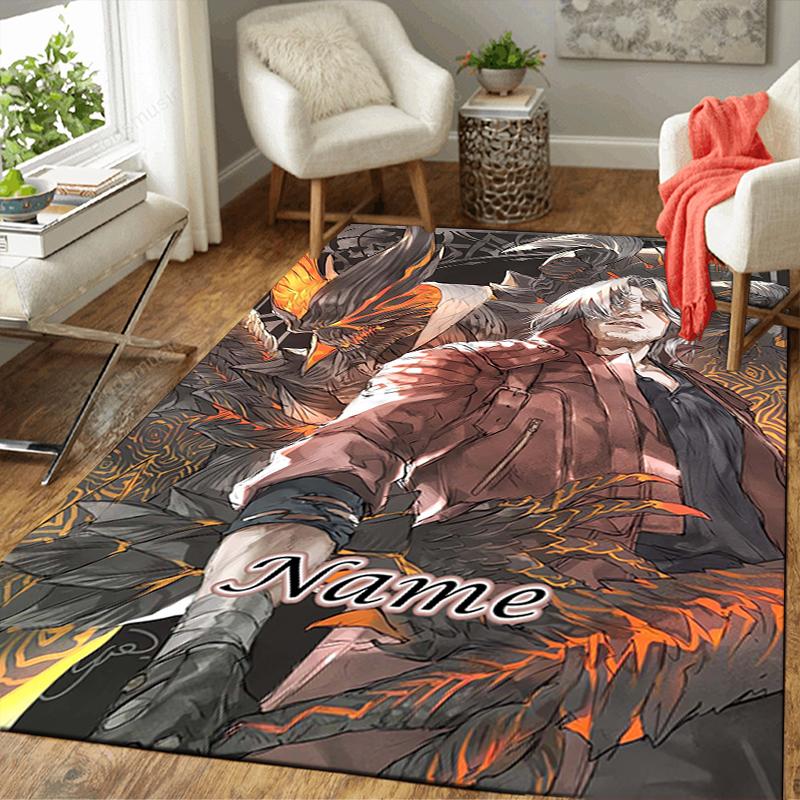 Custom 1Pc Devil May Cry Netflix Series Rug Office Carpet Indoor Outdoor Entrance Doormat Nonslip Soft And Comfortable Living Room D291534