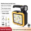Multifunctional Solar Handheld Spotlight with Built-in Toolkit - Super Bright Portable Outdoor Lamp