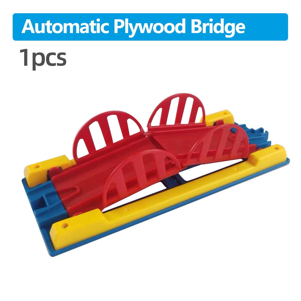 All Kinds of Plastic Rail Train Track Parts Accessories Station/Gas Station/Traffic Light/Bridge Special Gift for Children X1