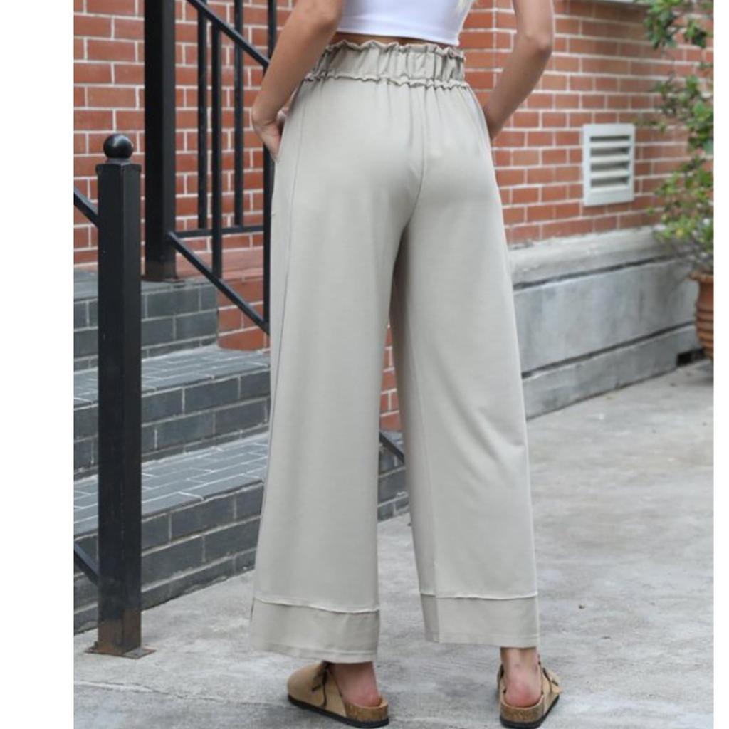 Women's Fashion Solid Color Casual Pants