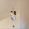 Phone Straps Transparent Keychain Star Wishing Bottle Mobile Phone Lanyard  Jewelry Accessories