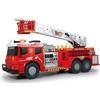 Dickie Camion de pompiers télécommandé à échelle extensible rouge – sons, lumières et projection d'eau