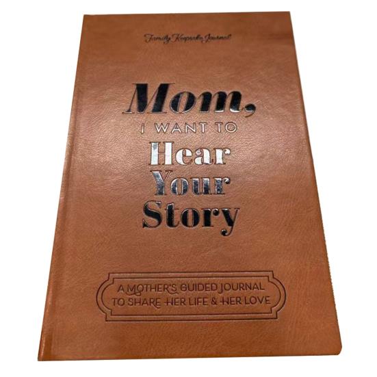 Мама Поделись своей историей Дневник Искусственная кожа Твердый переплет Блокнот Воспоминания о жизни