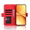 Wallet Case for Poco X8 Pro Max 5G - Leather/PU, Red, With Card Holder