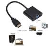 1080P HDMI To VGA Converter HDMI-Compatible To VGA Cable Adapter With 3.5mm Jack Audio Power Supply Cable for Tablet Laptop PC TV