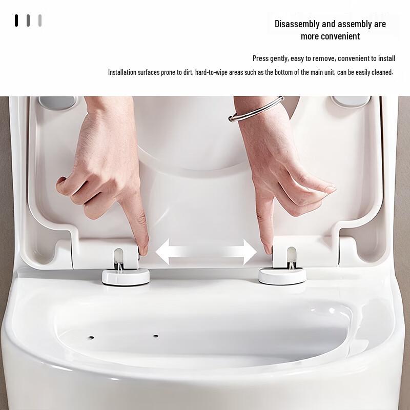 ARROW Slow-Close Quick-Release Toilet Seat Cover