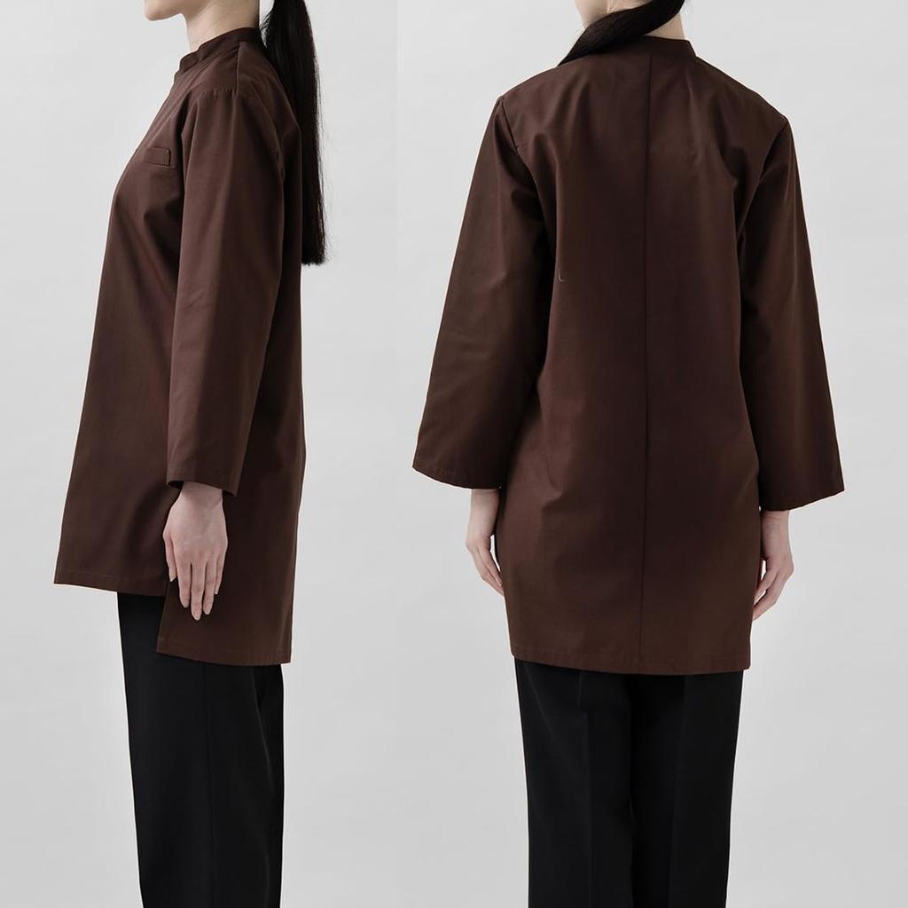 Семь Униформ EA3078-1 Пальто (Двойной слой) Белый, Размер 3L