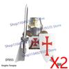 Medieval Castle Figure Building Blocks Crow Serpent Soldier Greek Roman Crusader Knights Templar Compatible Bricks Toys Gift Z03