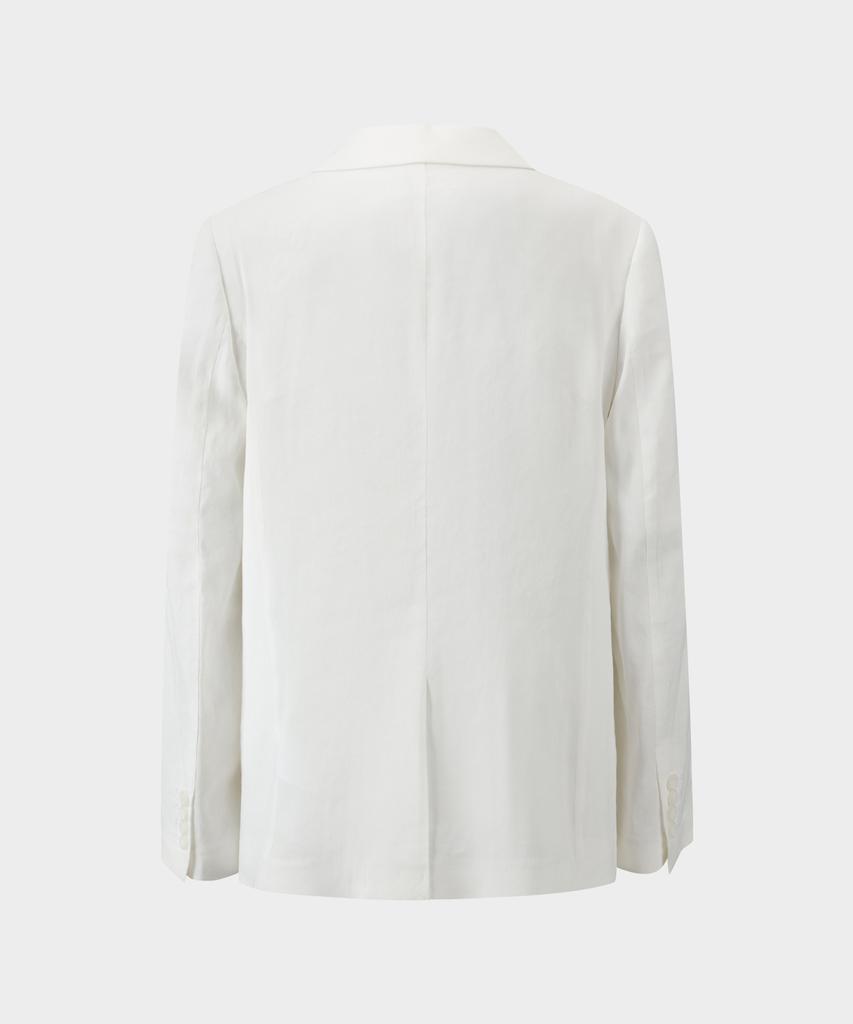 BROOKS BROTHERS [Women'S] Linen Single Jacket (White) (Bbjswbg101)