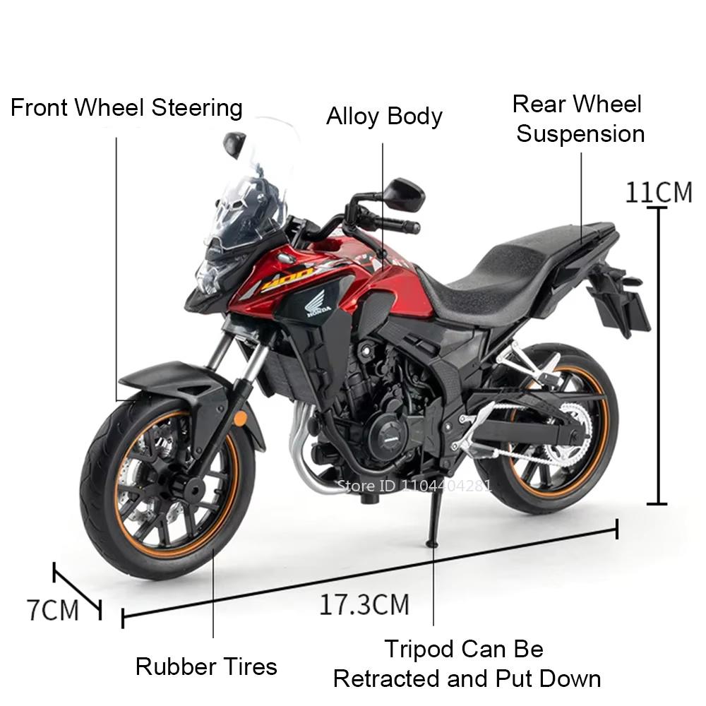 1:12 Honda Cbr1000 Cb400x Сплавная Модель Литая Модель Мотоцикл Игрушки Автомобиль Поворот Переднего Колеса Звук Свет Миниатюрный Мотоцикл Подарки для Мальчиков