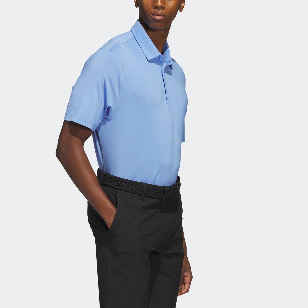 Adidas Polo Shirts Men's Blue Polo Collar Moderate Straight Fit HR9044
