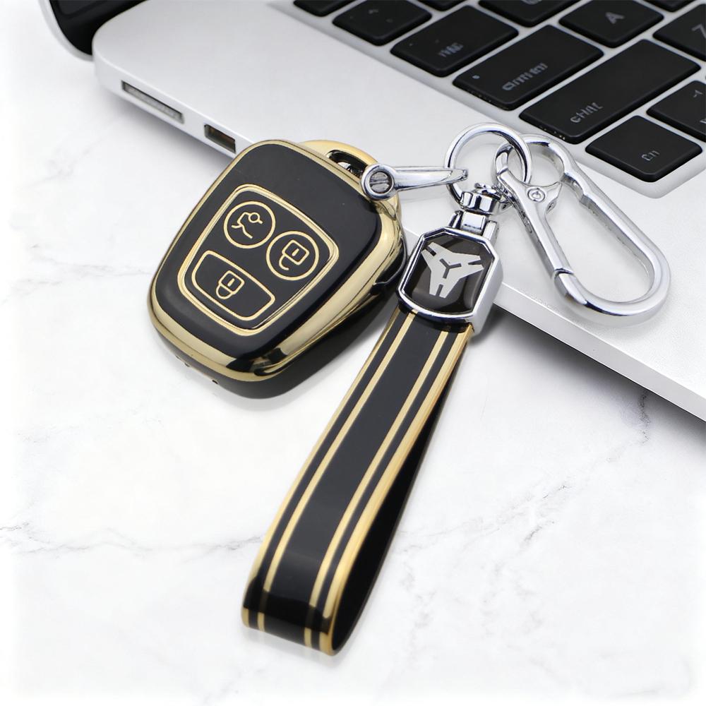 3buttons Auto Shell Fob Protector TPU Car Remote Key Case Cover for Citroen C1 C4 for Peugeot 106 107 206 207 306 307 406 407